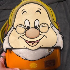 Disney Loungefly Dwarf Doc Face Backpack